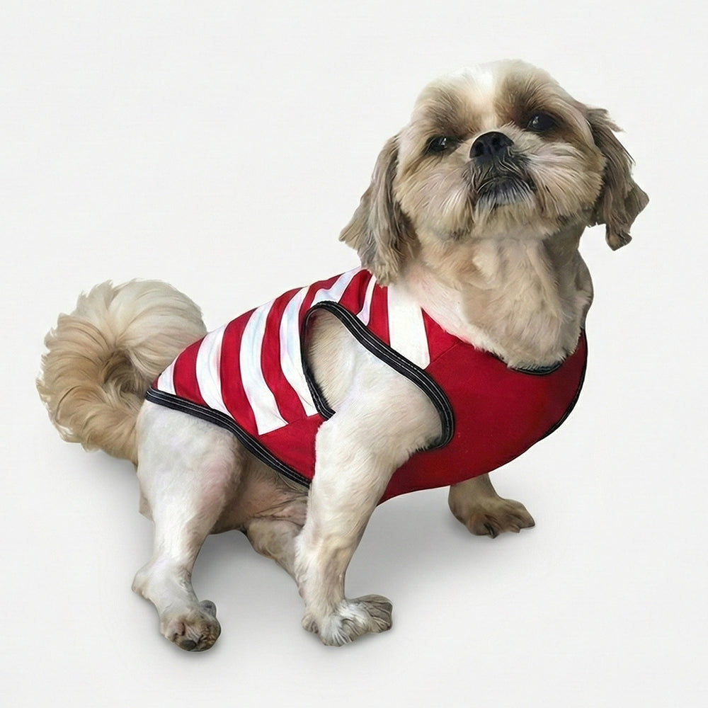 Regata Marinheiro Vermelho - Roupinha para Cães / Pet