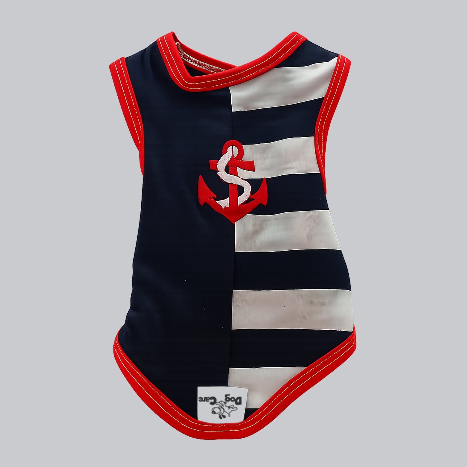 Regata Marinheiro Azul Marinho - Roupinha para Cães / Pet