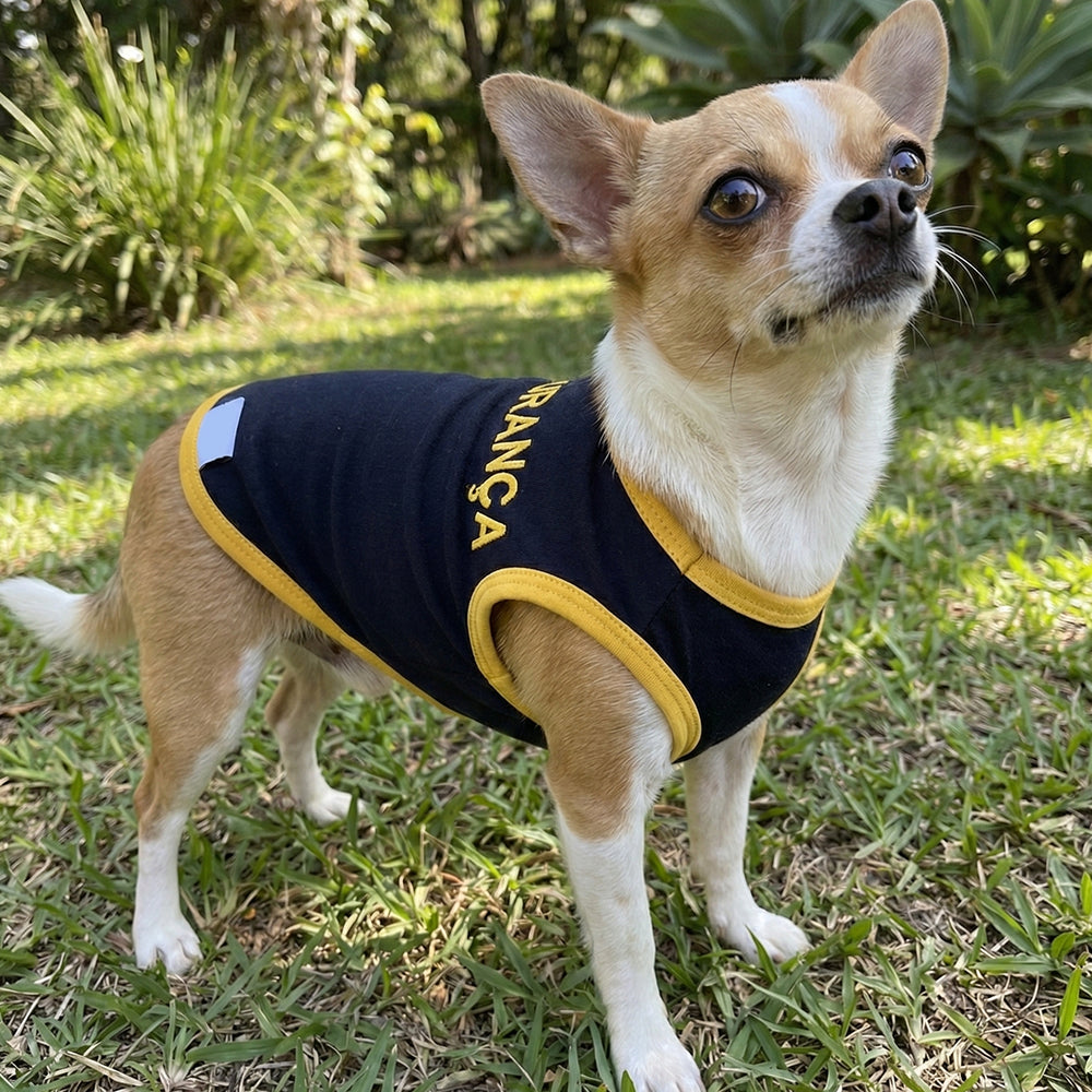 Roupinha para Cães Regata Segurança Pet